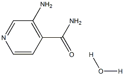 3-AMinoisonicotinaMide Monohydrate 구조식 이미지