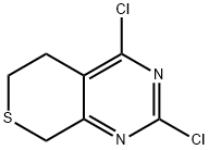 2,4-dichloro-6,8-dihydro-5H-thiopyrano[3,4-d]pyriMidine 구조식 이미지