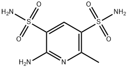 2-AMino-6-Methylpyridine-3,5-disulfonaMide Structure