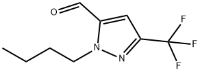 1-Butyl-3-(trifluoroMethyl)pyrazole-5-carboxaldehyde Structure