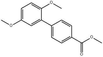 Methyl 4-(2,5-diMethoxyphenyl)benzoate 구조식 이미지