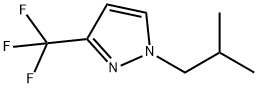 1-Isobutyl-3-trifluoroMethyl-1H-pyrazole Structure