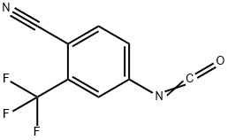 Benzonitrile, 4-isocyanato-2-(trifluoroMethyl)- 구조식 이미지