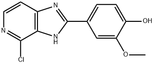 4-(4-Chloro-1H-iMidazo[4,5-c]pyridin-2-yl)-2-Methoxyphenol Structure