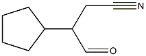 3-Cyclopentyl-4-oxobutanenitrile Structure