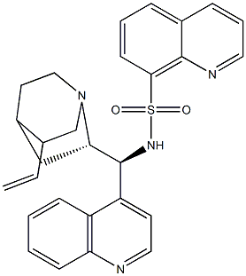 N-[(9S)-8alpha-Cinchonan-9-yl]quinoline-8-sulfonaMide Structure