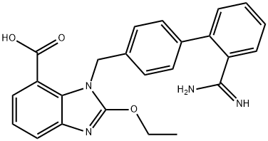1442400-65-8 1-[[2'-(AMinoiMinoMethyl)[1,1'-biphenyl]-4-yl]Methyl]-2-ethoxy-1H-benziMidazole-7-carboxylic Acid