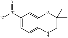 2,2-DiMethyl-7-nitro-3,4-dihydro-2H-1,4-benzoxazine, 97% Structure