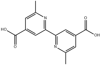 [2,2'-Bipyridine]-4,4'-dicarboxylic acid, 6,6'-diMethyl- Structure