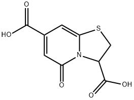 5-oxo-3,5-dihydro-2H-thiazolo[3,2-a]pyridine-3,7-dicarboxylic acid 구조식 이미지