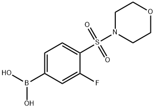 (3-fluoro-4-(Morpholinosulfonyl)phenyl)boronic acid Structure