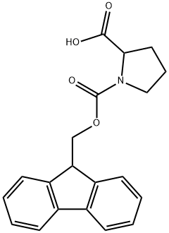 FMoc-DL-proline Structure