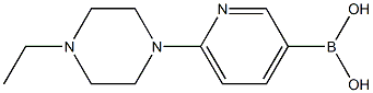 (6-(4-ethylpiperazin-1-yl)pyridin-3-yl)boronic acid 구조식 이미지