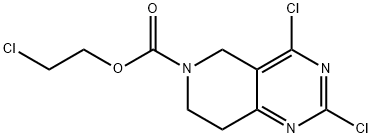2-chloroethyl 2,4-dichloro-7,8-dihydropyrido[4,3-d]pyriMidine-6(5H)-carboxylate Structure