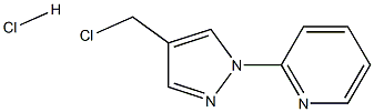 2-(4-(chloroMethyl)-1H-pyrazol-1-yl)pyridine hydrochloride 구조식 이미지