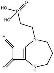 2-(8,9-dioxo-2,6-diazabicyclo[5.2.0]non-1(7)-en-2-yl)ethylphosphonic acid Structure