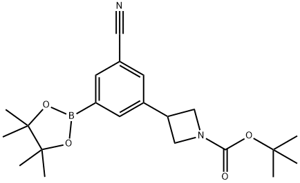 1451390-84-3 Tert-butyl 3-(3-cyano-5-(4,4,5,5-tetraMethyl-1,3,2-dioxaborolan-2-yl)phenyl)azetidine-1-carboxylate