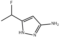 5-(1-Fluoroethyl)-1H-pyrazol-3-aMine Structure