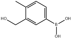 (2-Methyl-5-(4,4,5,5-tetraMethyl-1,3,2-dioxaborolan-2-yl)phenyl)Methanol 구조식 이미지