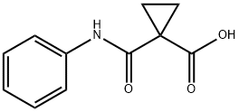 시클로프로판카르복실산,1-[(페닐아미노)카르보닐]- 구조식 이미지
