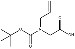 2-{[(tert-butoxy)carbonyl](prop-2-en-1- yl)aMino}acetic acid Structure