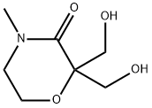 2,2-Bis(hydroxyMethyl)-4-MethylMorpholin-3-one Structure