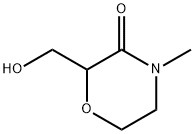 2-(HydroxyMethyl)-4-MethylMorpholin-3-one 구조식 이미지