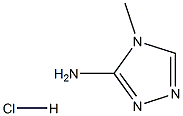 4-Methyl-4H-1,2,4-triazol-3-aMine hydrochloride Structure