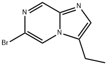 6-broMo-3-ethyl-iMidazo[1,2-a]pyrazine Structure