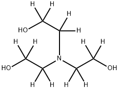 TriethanolaMine-d12 구조식 이미지