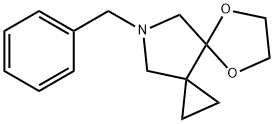 5,8-Dioxa-10-azadispiro[2.0.4.3]undecane, 10-(phenylMethyl)- Structure