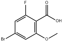 4-BroMo-2-fluoro-6-Methoxybenzoic acid Structure