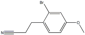 3-(2-BroMo-4-Methoxyphenyl)propanenitrile Structure