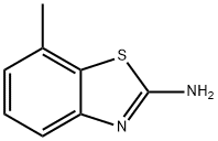 2-벤조티아졸아민,7-메틸-(9CI) 구조식 이미지
