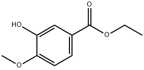 에틸3–하이드록시–4–메톡시벤조에이트 구조식 이미지