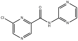 6-Chloro-N-(pyrazin-2-yl)pyrazine-2-carboxaMide Structure