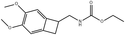 (3,4-DiMethyoxy-bicyclo(4,2,0)octa-1(6),2,4-trien-7-ylMethyl)-carbaMic acid ethyl ester 구조식 이미지