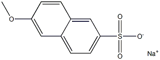 sodiuM 6-Methoxynaphthalene-2-sulfonate Structure