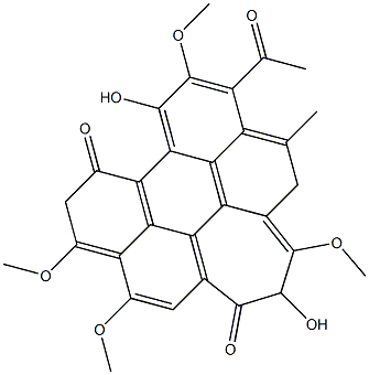 Hypocrellin C 구조식 이미지