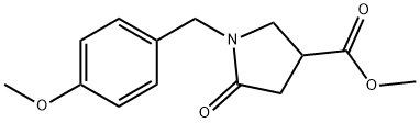 Methyl 1-(4-Methoxybenzyl)-5-oxopyrrolidine-3-carboxylate Structure