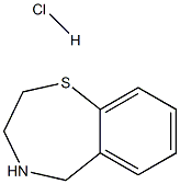 1,4-Benzothiazepine, 2,3,4,5-tetrahydro-, hydrochloride Structure