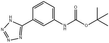 3-(BOC-AMino)phenyltetrazole 구조식 이미지