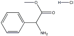 methyl 2-amino-2-phenylacetate hydrochloride Structure