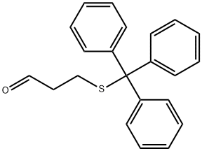 3-(tritylthio)propanal 구조식 이미지