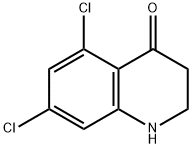 5,7-dichloro-2,3-dihydro-1H-quinolin-4-one 구조식 이미지