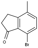 7-BroMo-4-Methyl-2,3-dihydro-1H-inden-1-one 구조식 이미지
