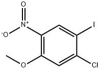 1-chloro-2-iodo-5-Methoxy-4-nitrobenzene 구조식 이미지