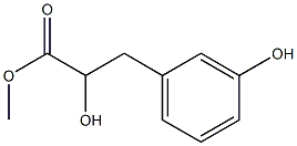Methyl 2-Hydroxy-3-(3-hydroxyphenyl)propanoate 구조식 이미지