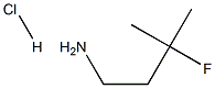 3-Fluoro-3-Methyl-butylaMine hydrochloride Structure