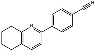4-(5,6,7,8-Tetrahydroquinolin-2-yl)benzonitrile 구조식 이미지